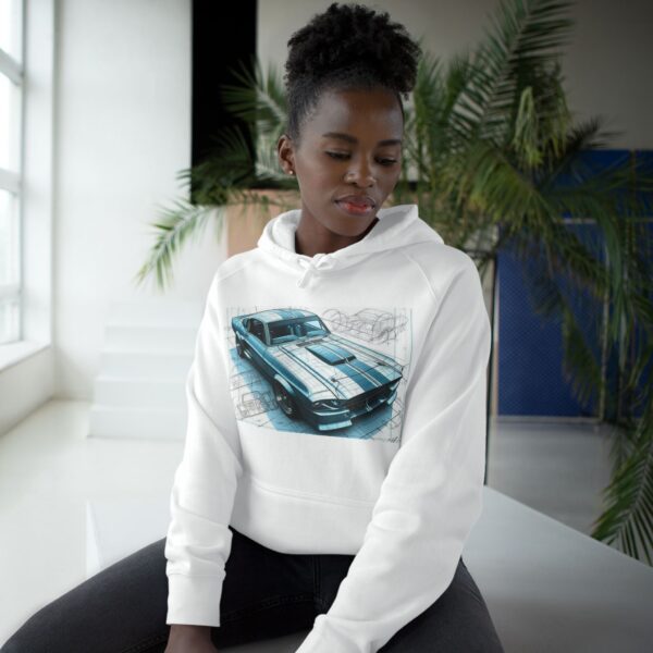 Vintage Car Blueprint Hoodie - Image 4